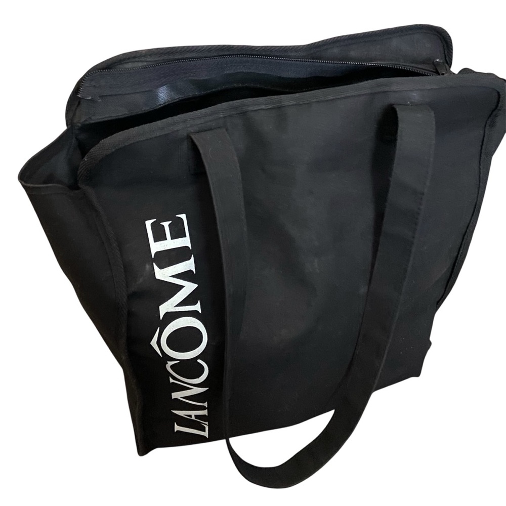 LANCÔME Black Canvas Tote Bag